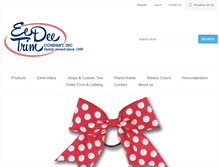 Tablet Screenshot of eedeetrim.com